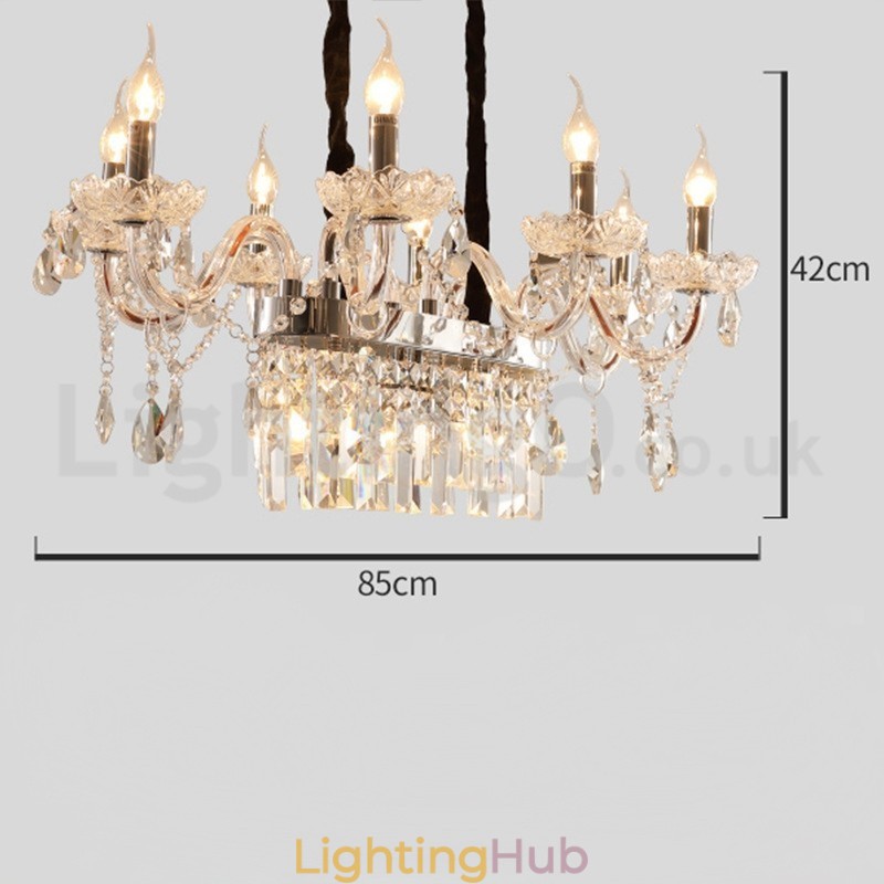 Contemporary Creative Candle Crystal Chandelier