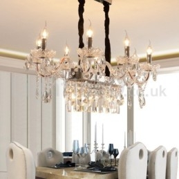 Contemporary Creative Candle Crystal Chandelier