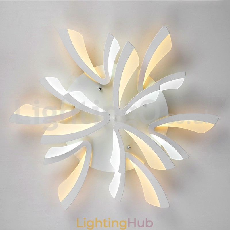 Newest 9 Lights Affordable Modern Flush Mount Ceiling Lights