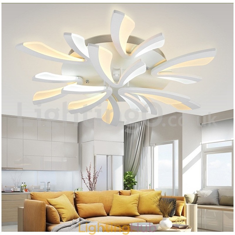 Newest 9 Lights Affordable Modern Flush Mount Ceiling Lights
