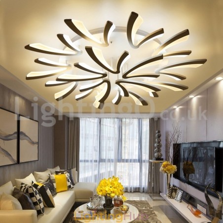 Personality 15 Lights Elegant Modern Flush Mount Ceiling Lights Personality 15 Lights Elegant Modern Flush Mount Ceiling Lights