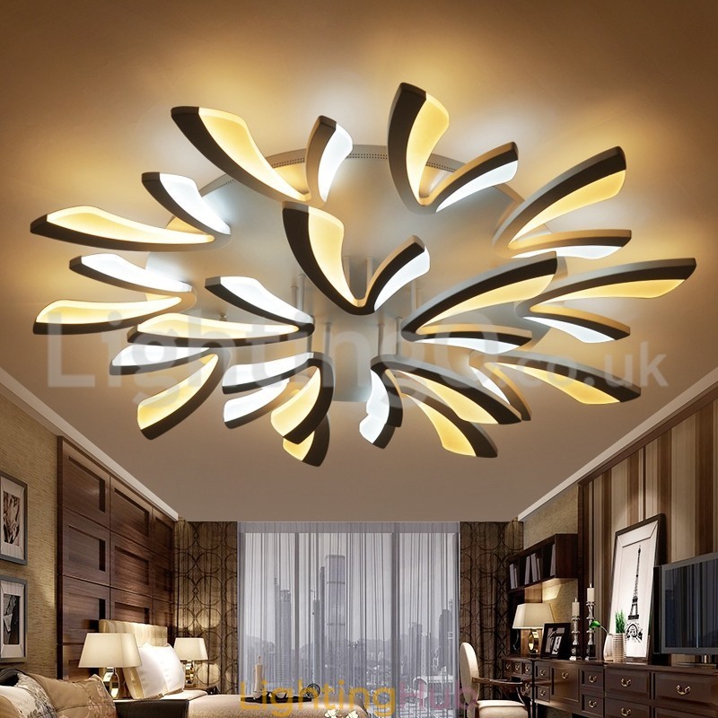 Personality 15 Lights Elegant Modern Flush Mount Ceiling Lights