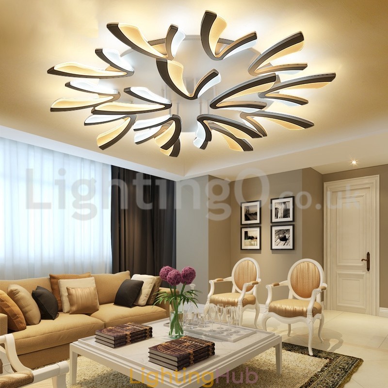 Personality 15 Lights Elegant Modern Flush Mount Ceiling Lights