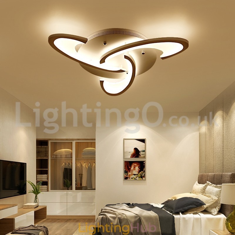 3 Bulbs Modern Flush Mount Ceiling Lights