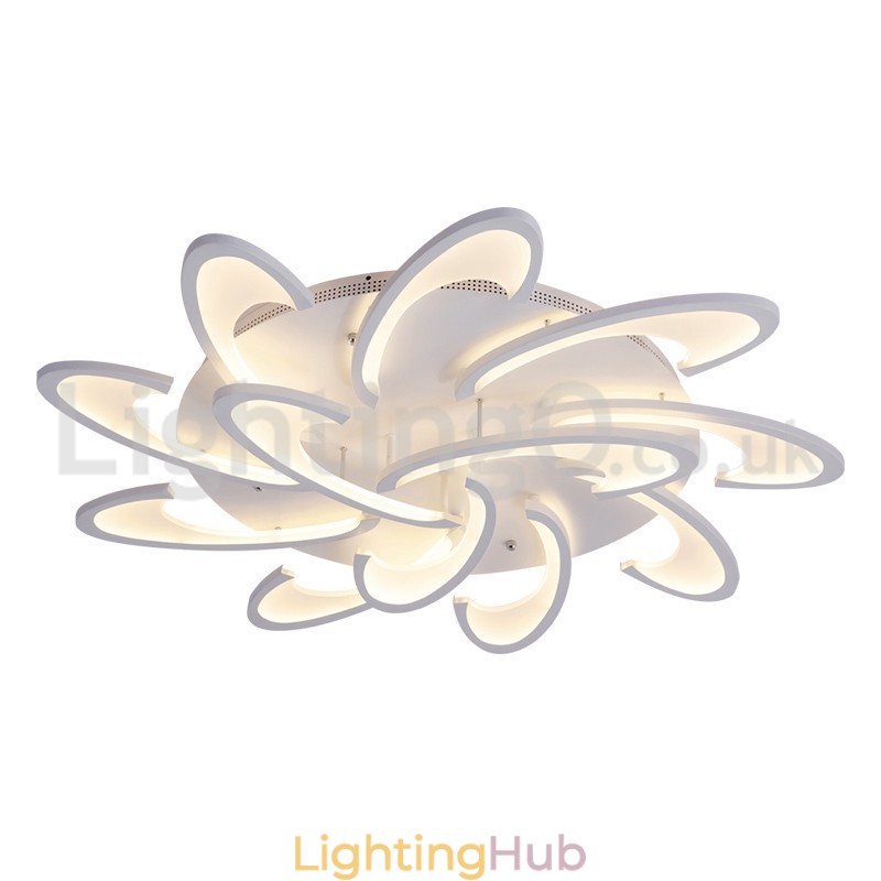 Discount 12 Bulbs Contemporary Flush Mount Ceiling Lights