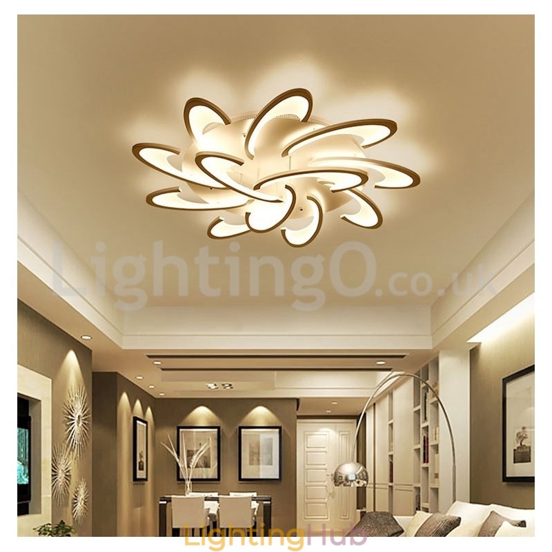 Discount 12 Bulbs Contemporary Flush Mount Ceiling Lights