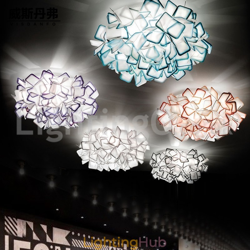 Modern Light Source Three Color Switching Flush Mount Ceiling Lights