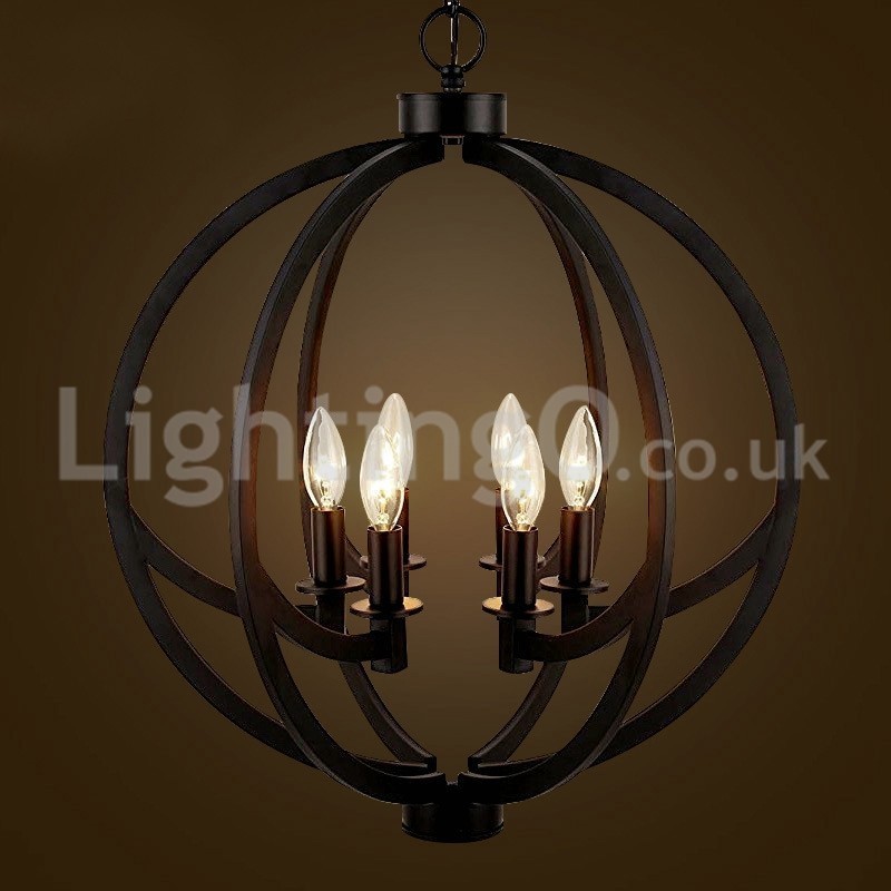 Retro Ball Pendant Light