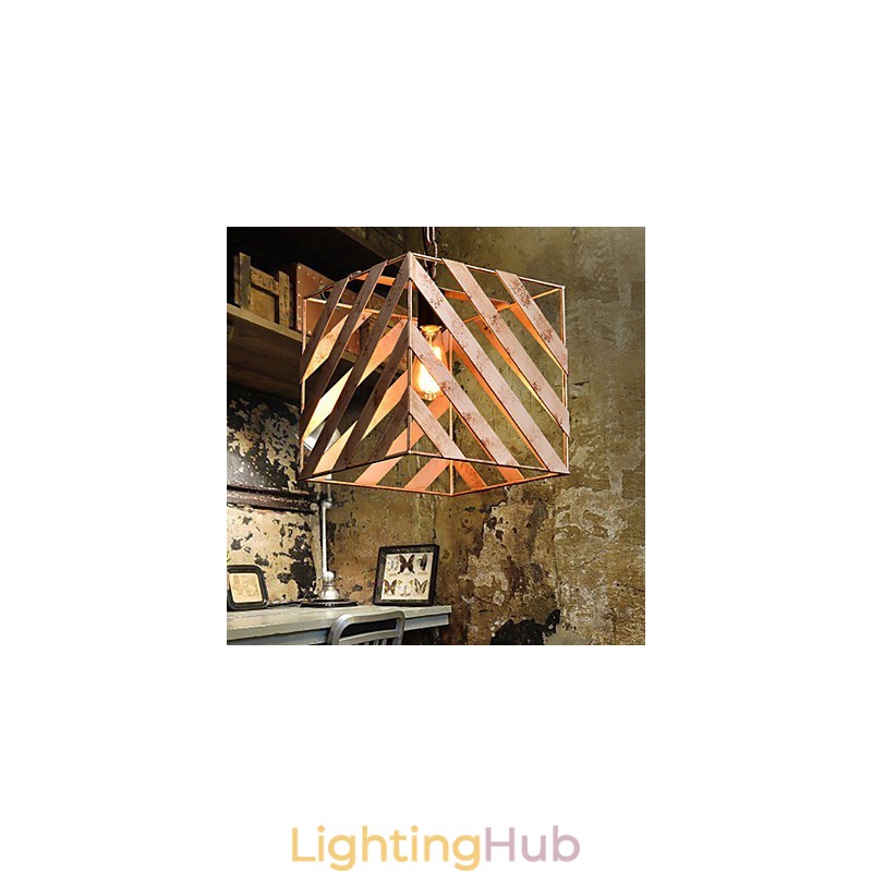 Retro Iron Lamp Modern Minimalist Industrial Style Chandelier