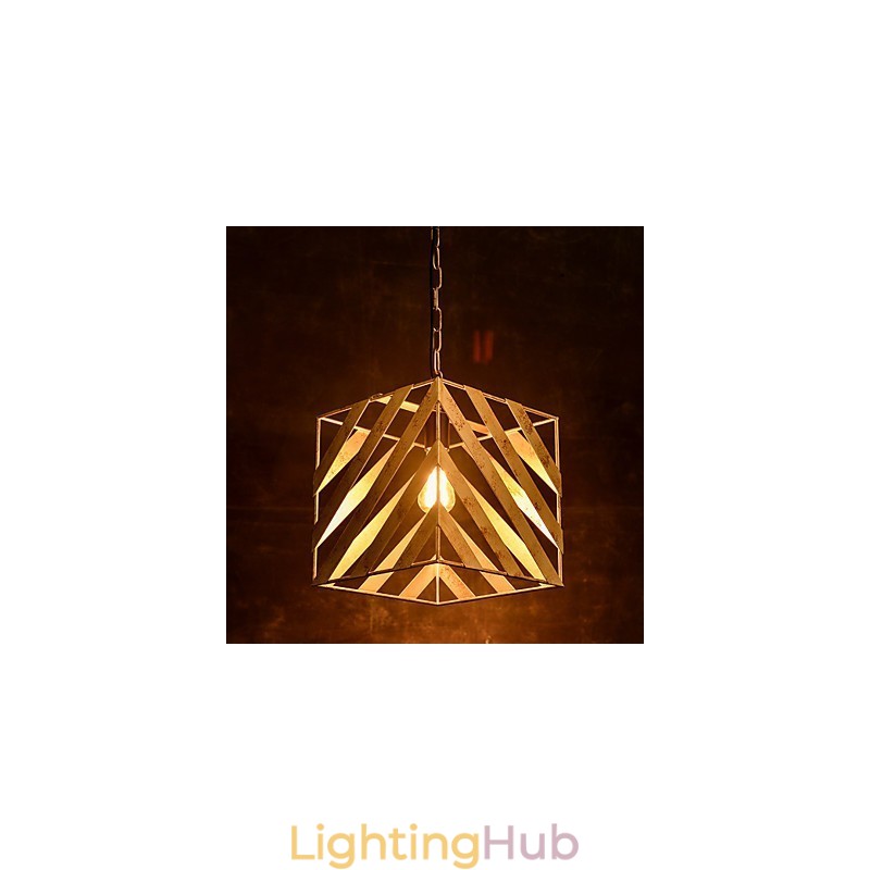 Retro Iron Lamp Modern Minimalist Industrial Style Chandelier