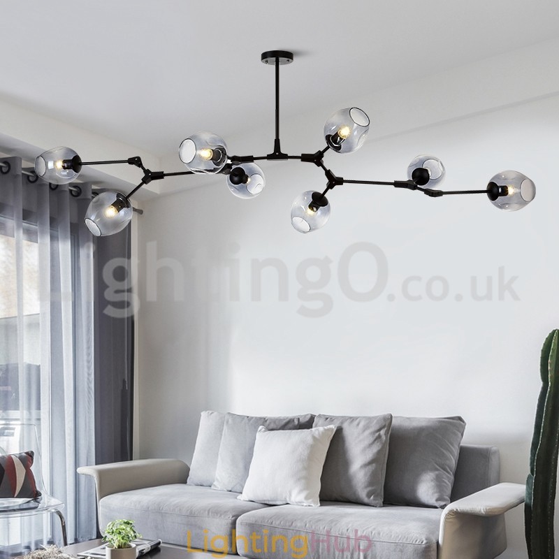 Nordic Modern Magic Bean Glass Chandelier Molecular Chandelier