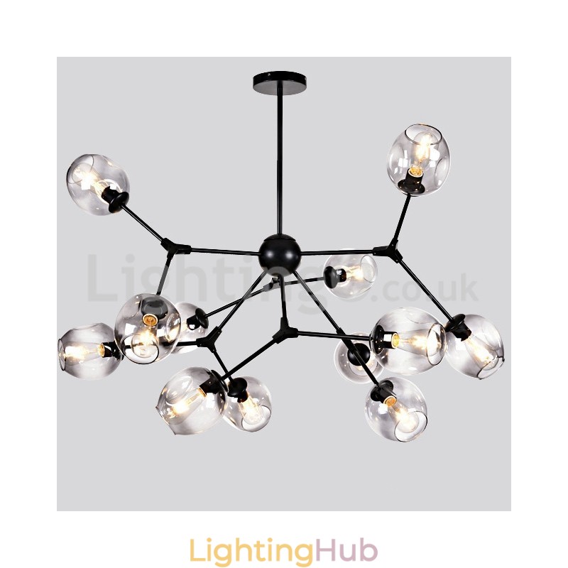 Nordic Postmodern Molecular Magic Bean Chandelier Cafe