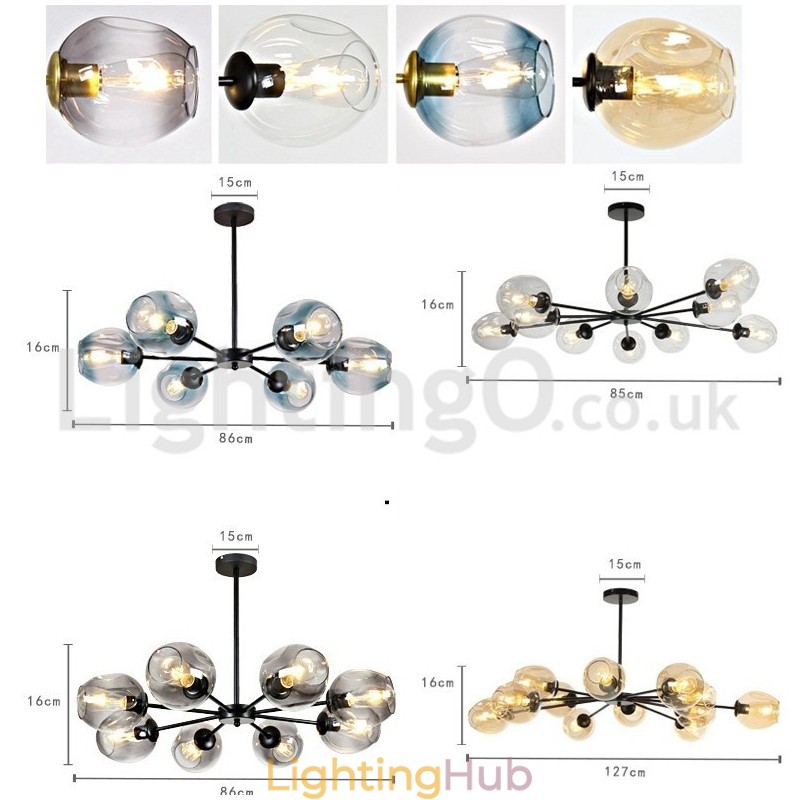 Nordic Postmodern Molecular Chandelier Magic Bean Chandelier Cafe