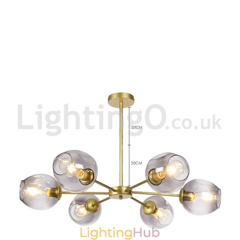 Nordic Postmodern Molecular Chandelier Magic Bean Chandelier Cafe