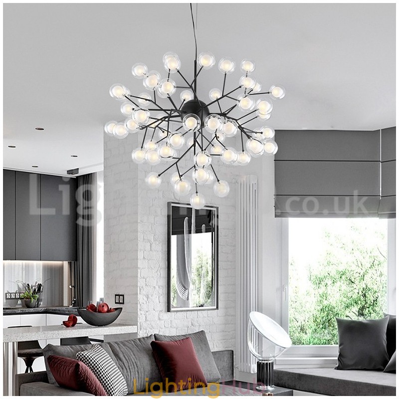 Nordic Postmodern Molecular Bubble Chandelier Glass Chandelier