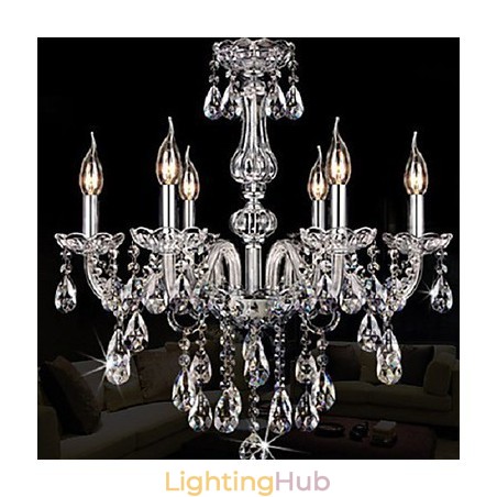 Candle Featured Luxury 6 Lights Chandelier Candle Featured Luxury 6 Lights Chandelier
