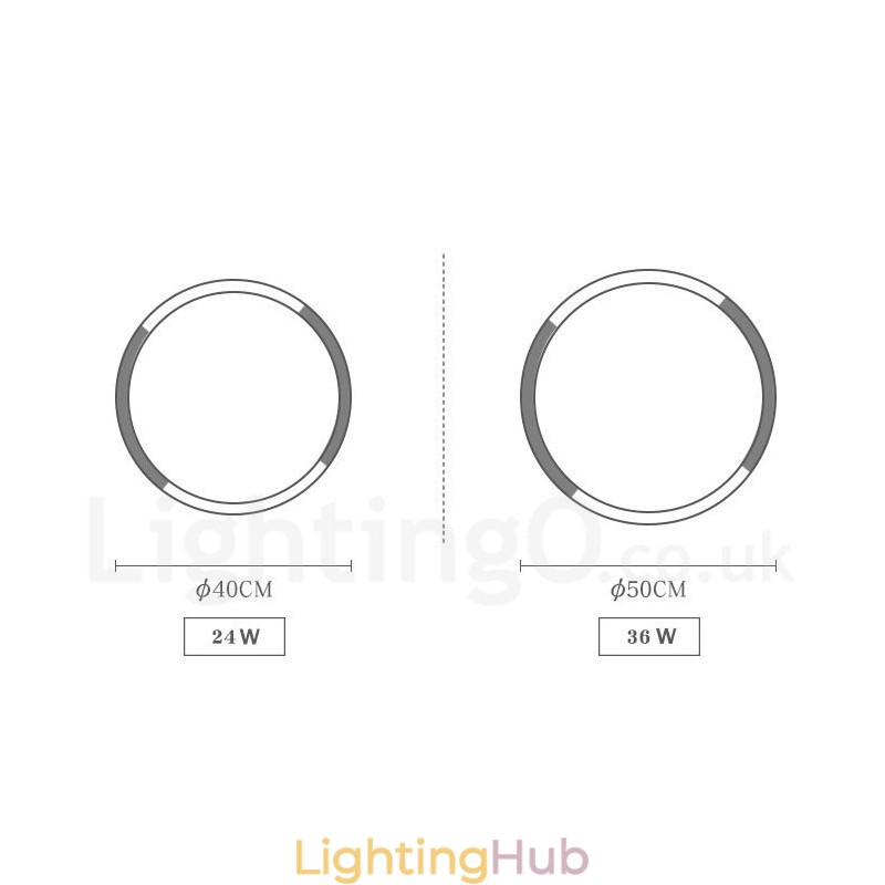 Ultra thin Multi Colour Round Wood Ceiling Lamp Solid Wood Acrylic Shade Ceiling Lamp Nordic Style