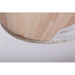 Dimmable White Cloud Round Wood Ceiling Light Ultrathin Ceiling Lamp Also Can Be Used As Wall Light