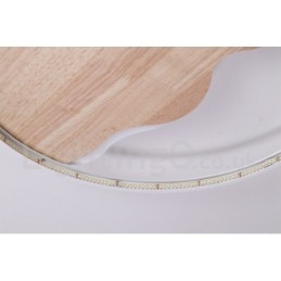 Dimmable White Cloud Round Wood Ceiling Light Ultrathin Ceiling Lamp Also Can Be Used As Wall Light