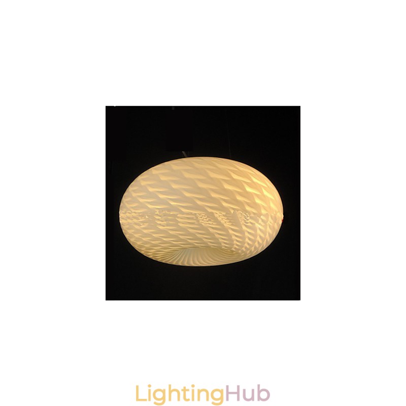 Modern Minimalist Carved milky White Chandelier lamp