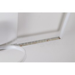 Dimmable White Square Wood Ceiling Light Ultrathin Ceiling Lamp Also Can Be Used As Wall Light
