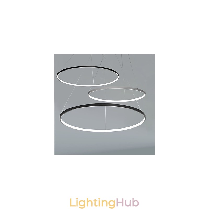 Dimmable 63W 100CM Diameter Pendant Light Modern Design Ring