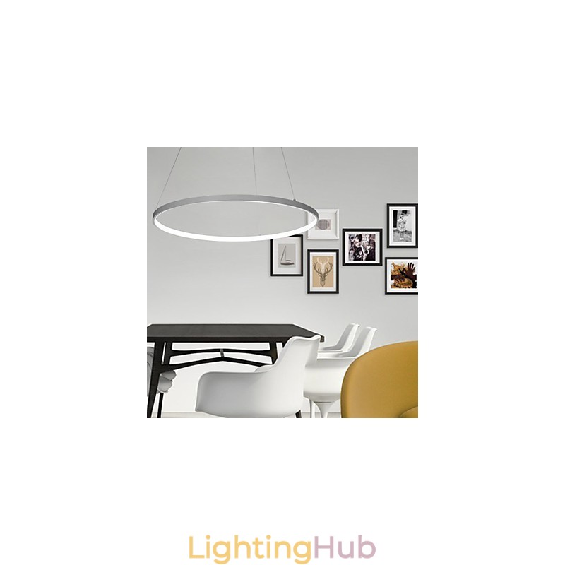 Dimmable 63W 100CM Diameter Pendant Light Modern Design Ring