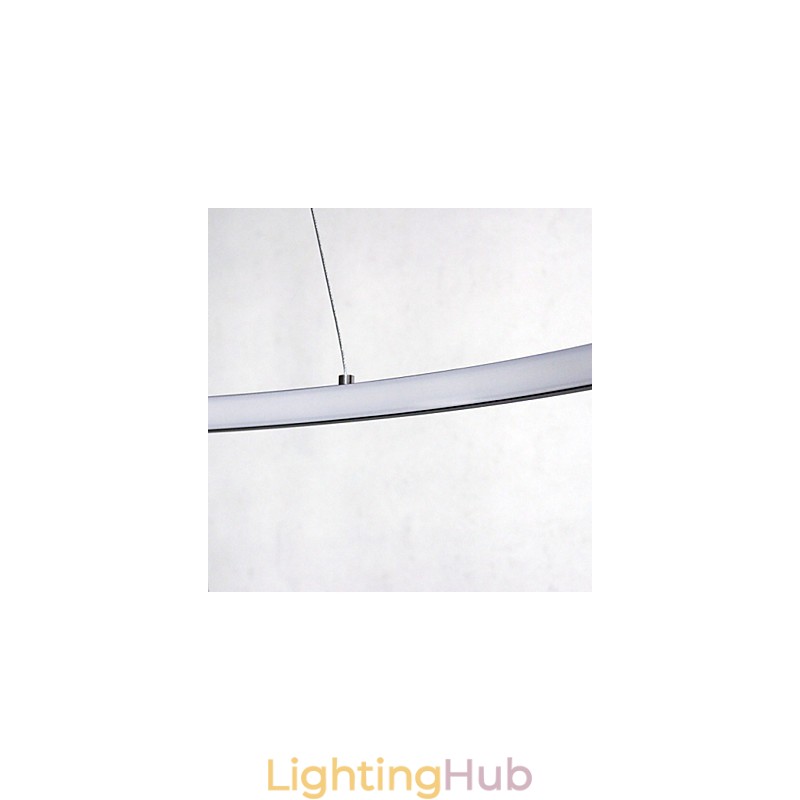 Dimmable 63W 100CM Diameter Pendant Light Modern Design Ring