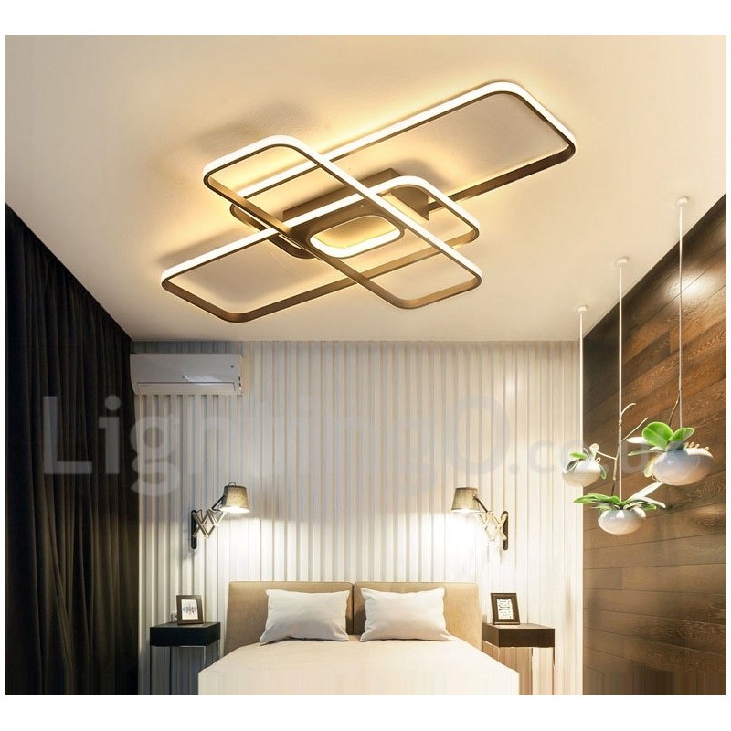 Modern Comtemporary Alumilium Painting Ceiling Light Flush Mount Light with Remoter Dimmer Also Can Be Used As Wall Light