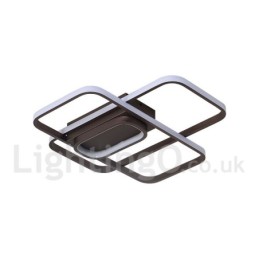 Modern Comtemporary Alumilium Painting Ceiling Light Flush Mount Light with Remoter Dimmer Also Can Be Used As Wall Light