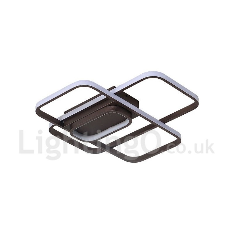 Modern Comtemporary Alumilium Painting Ceiling Light Flush Mount Light with Remoter Dimmer Also Can Be Used As Wall Light