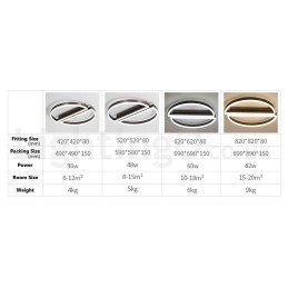 Round Modern Comtemporary Alumilium Ceiling Light Flush Mount Light with Remoter Dimmer Also Can Be Used As Wall Light