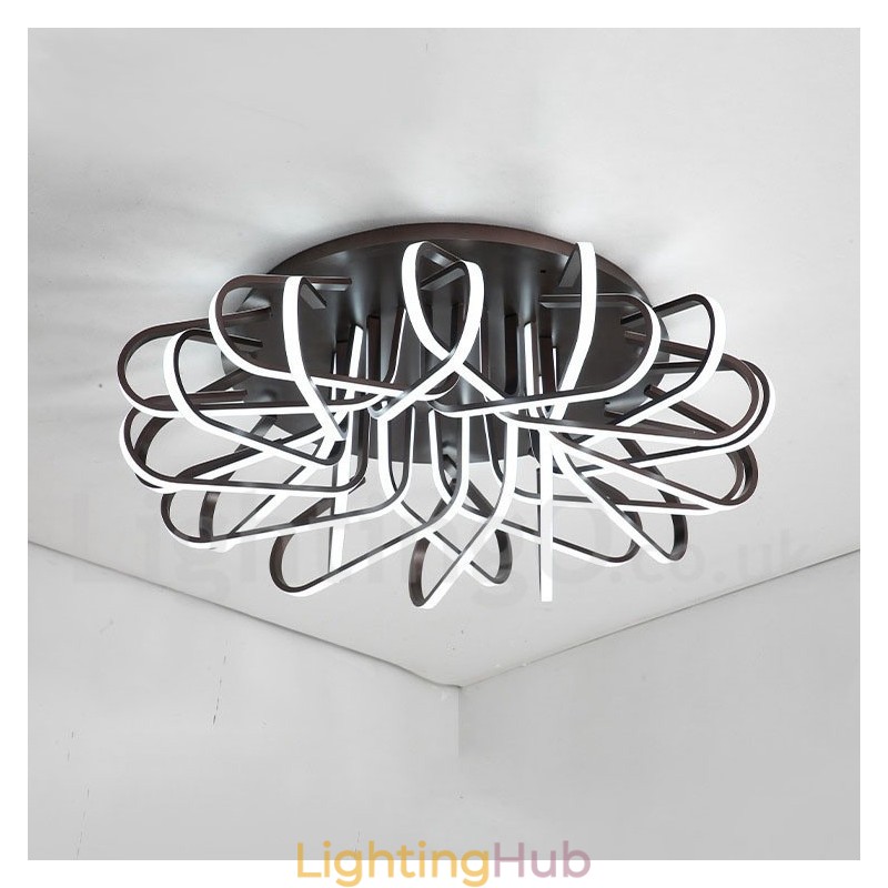 Bird's Nest Dimmable Modern Comtemporary Alumilium Flush Mount Ceiling Light Also Can Be Used As Wall Light