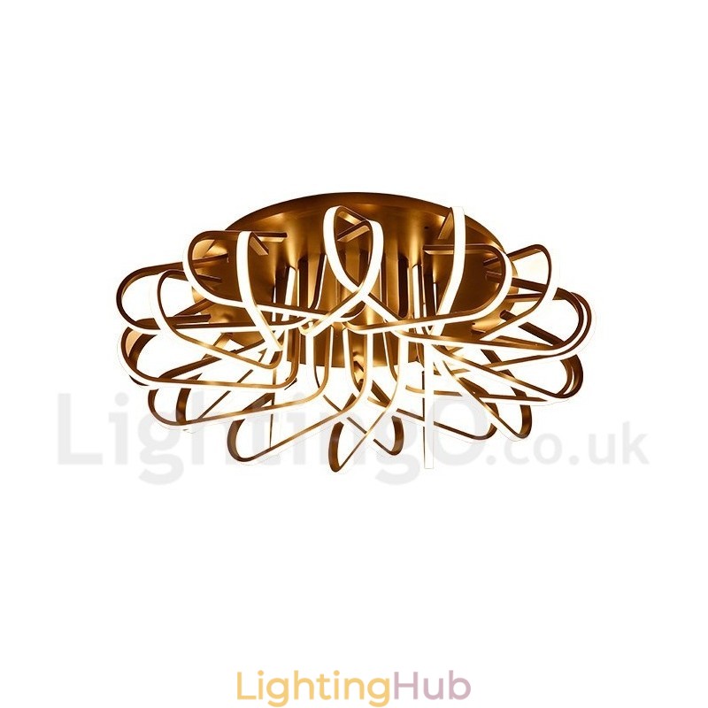 Bird's Nest Dimmable Modern Comtemporary Alumilium Flush Mount Ceiling Light Also Can Be Used As Wall Light