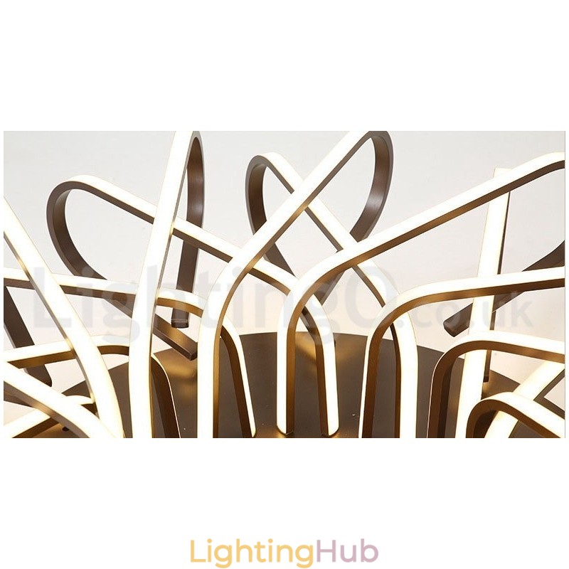 Bird's Nest Dimmable Modern Comtemporary Alumilium Flush Mount Ceiling Light Also Can Be Used As Wall Light