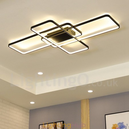Modern Comtemporary Alumilium Painting Ceiling Light Flush Mount Wall Light with Remoter Dimmer for Living Room Bed Room Also Can Be Used As Wall Light Modern Comtemporary Alumilium Painting Ceiling Light Flush Mount Wall Light with Remoter Dimmer for Living Room Bed Room Also Can Be Used As Wall Light