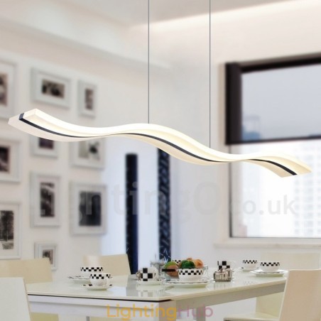 Dimmable Linear Pendant Light with Remote Control Modern Design Dimmable Linear Pendant Light with Remote Control Modern Design