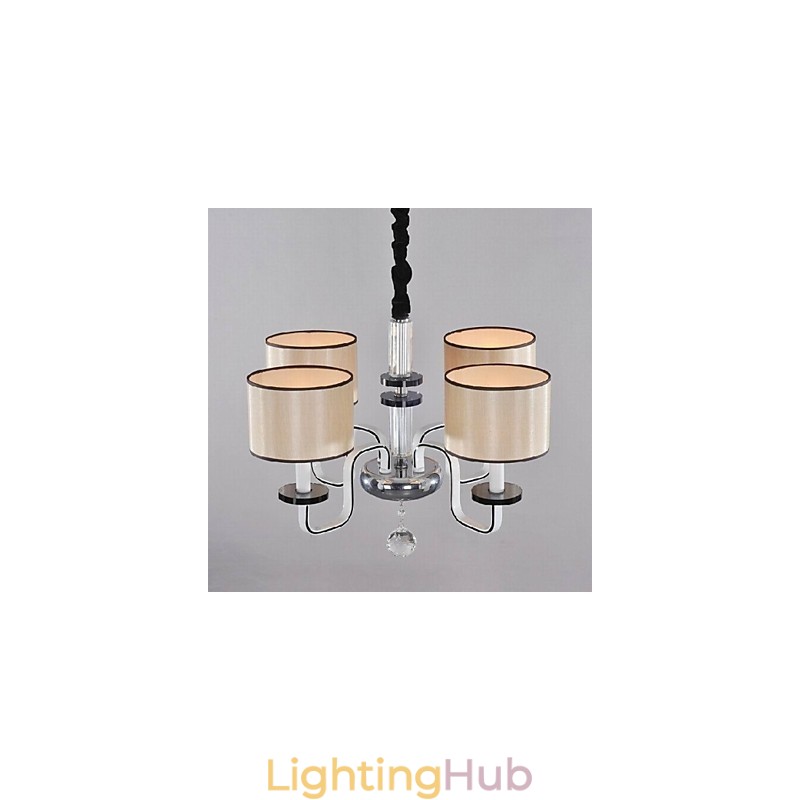 Modern Minimalist Chandelier Lighting Cloth Art Crystal Chandelier