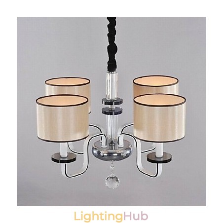 Modern Minimalist Chandelier Lighting Cloth Art Crystal Chandelier