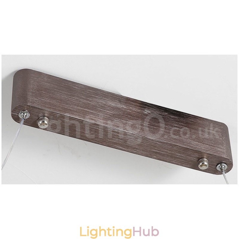 Dimmable Linear Pendant Light with Remote Control Modern Design