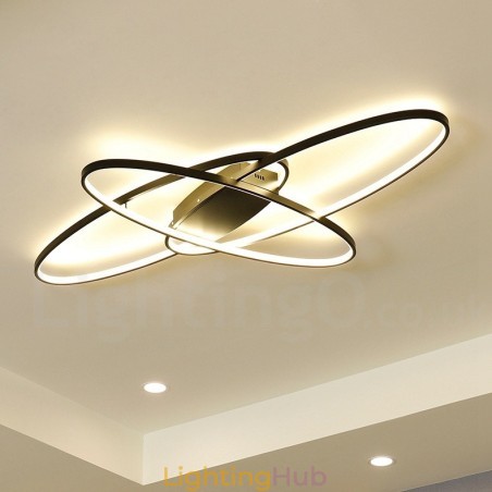 Dimmable Oval Modern Comtemporary Alumilium Ceiling Light Flush Mount Lamp for Living Room Bed Room Also Can Be Used As Wall Light Dimmable Oval Modern Comtemporary Alumilium Ceiling Light Flush Mount Lamp for Living Room Bed Room Also Can Be Used As Wall Light