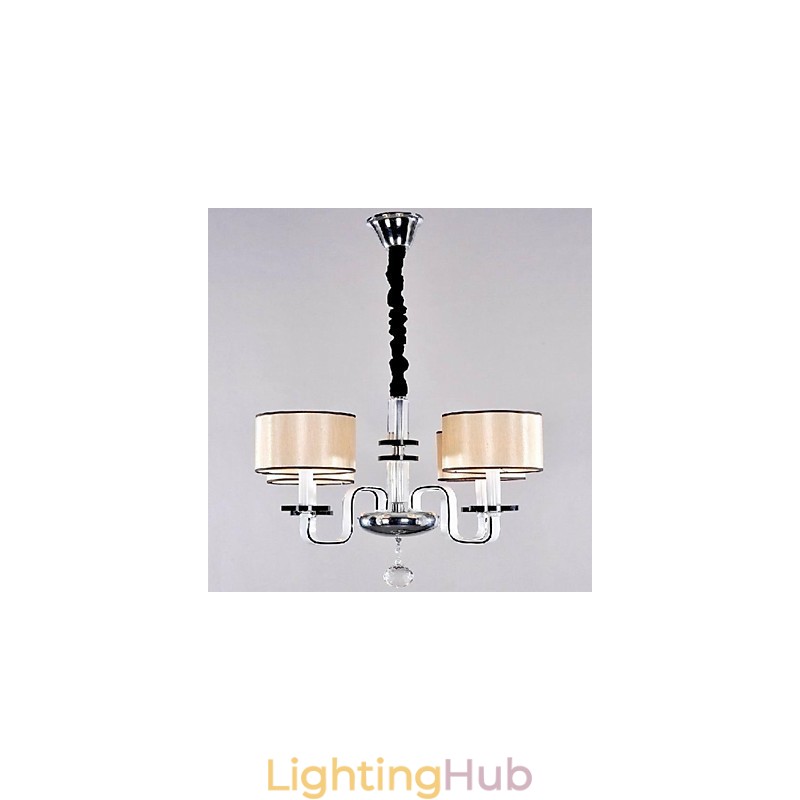 Modern Minimalist Chandelier Lighting Cloth Art Crystal Chandelier