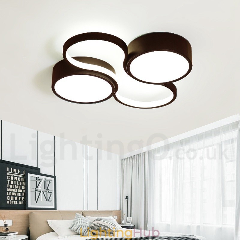 Dimmable Modern Comtemporary Alumilium Ceiling Light Flush Mount Lamp for Living Room Bed Room Also Can Be Used As Wall Light
