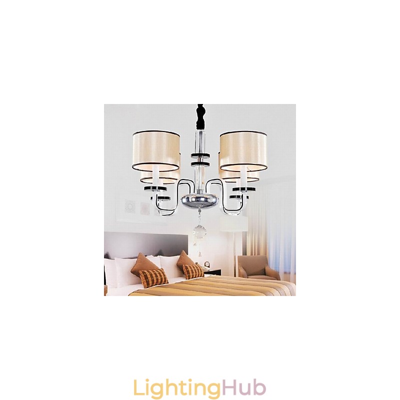 Modern Minimalist Chandelier Lighting Cloth Art Crystal Chandelier