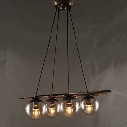 Art glass Ball Round Beanstalk Chandelier