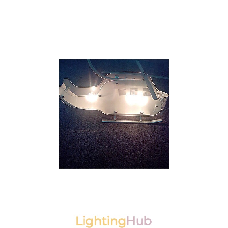 Simple Children lamp Cartoon Glass Helicopter lamp