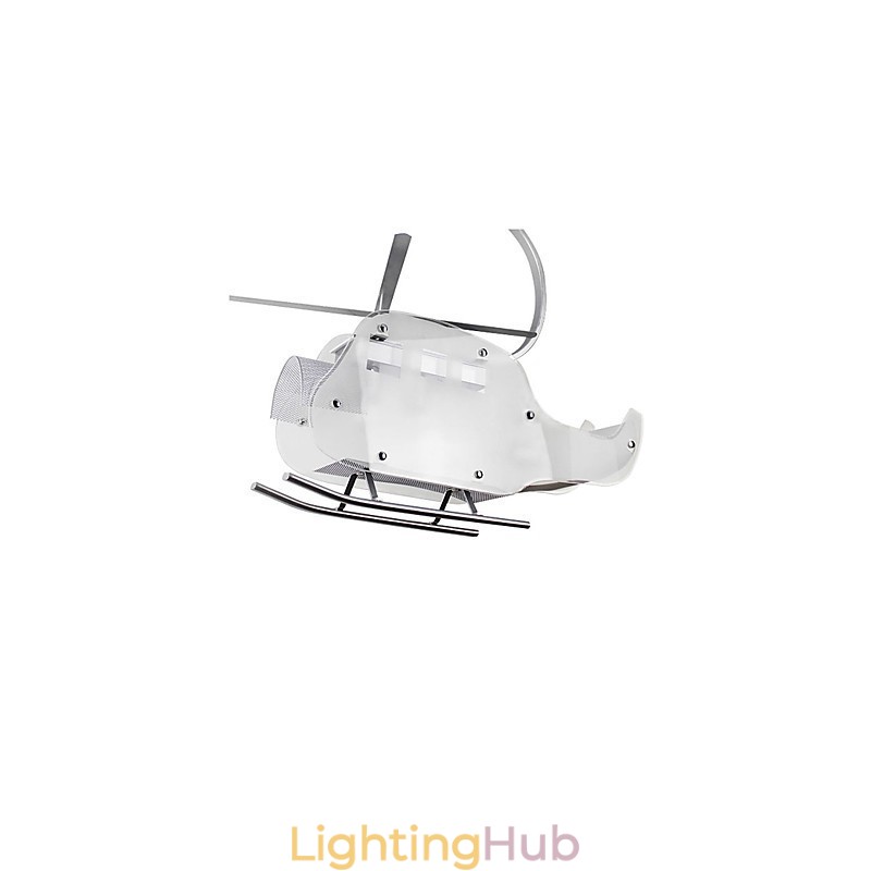 Simple Children lamp Cartoon Glass Helicopter lamp
