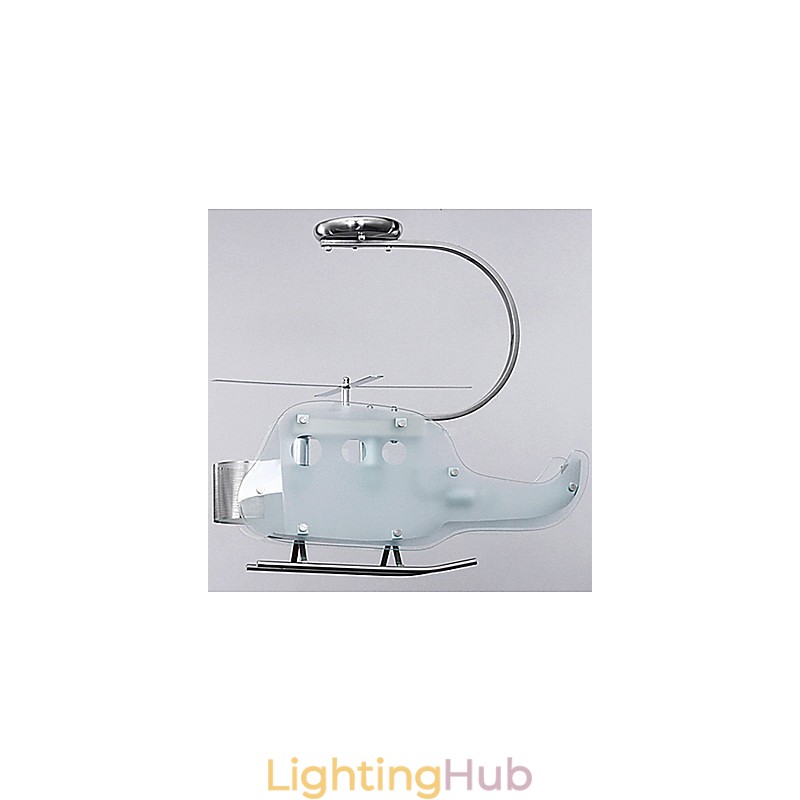 Simple Children lamp Cartoon Glass Helicopter lamp