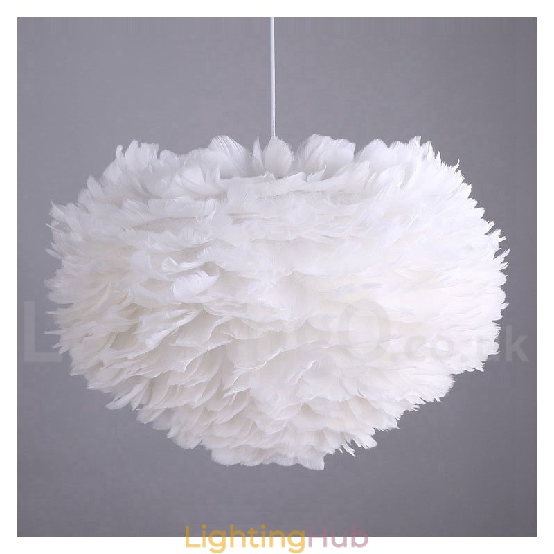 Multi Colours Feather Chandelier Modern Contemporary Pendant Light