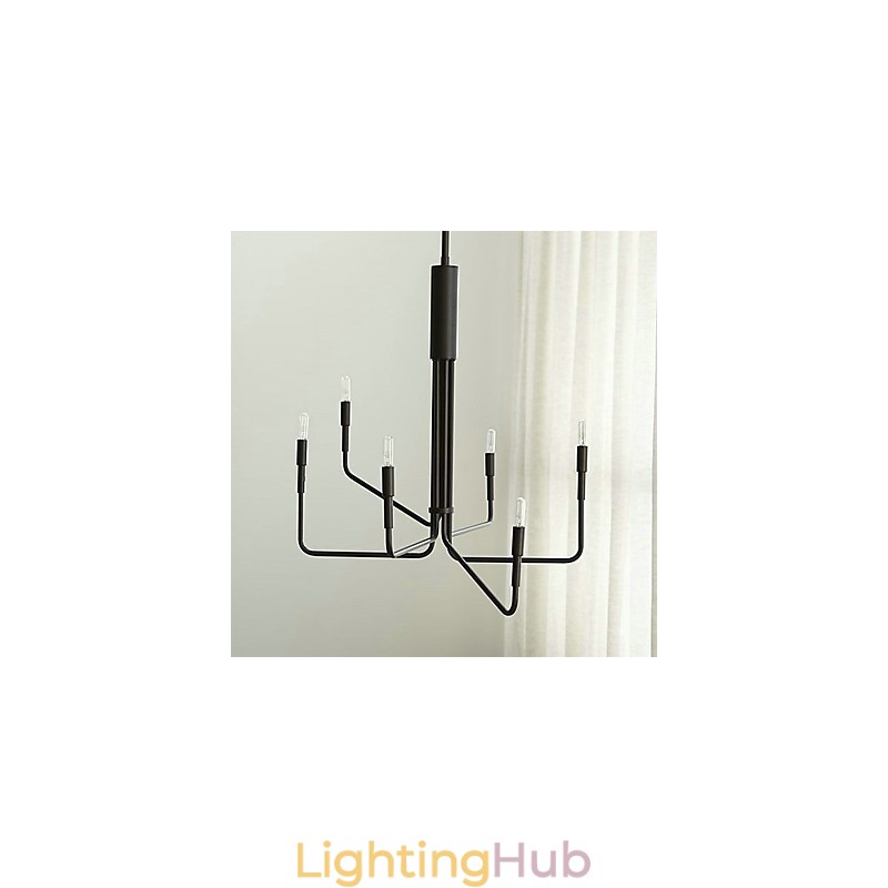 Country Painting Metal Chandelier